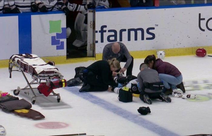 Hockey: un joven canadiense de 17 años convulsiona después de una pelea