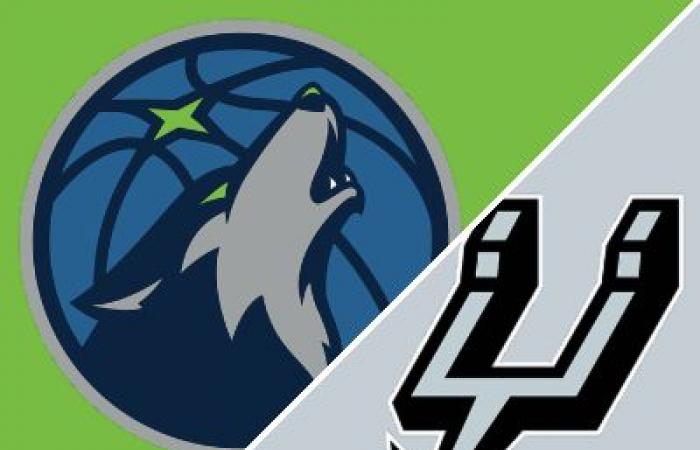 Spurs 113-103 Timberwolves (2 de noviembre de 2024) Resumen del juego