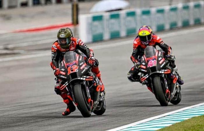 MotoGP, Malasia J2, Maverick Viñales (Aprilia/Q12-S14): “cuando estoy en grupo no puedo parar la moto”