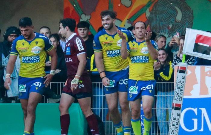 Top 14 – Clermont reacciona ante el Union Bordeaux-Bègles y se mantiene invicto en casa