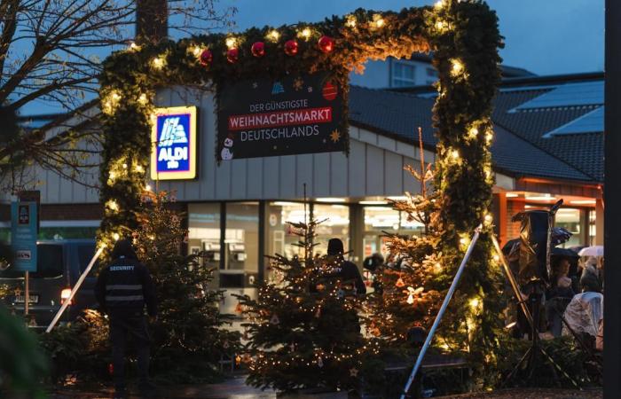 Aldi organiza un mercado navideño económico en Stuttgart