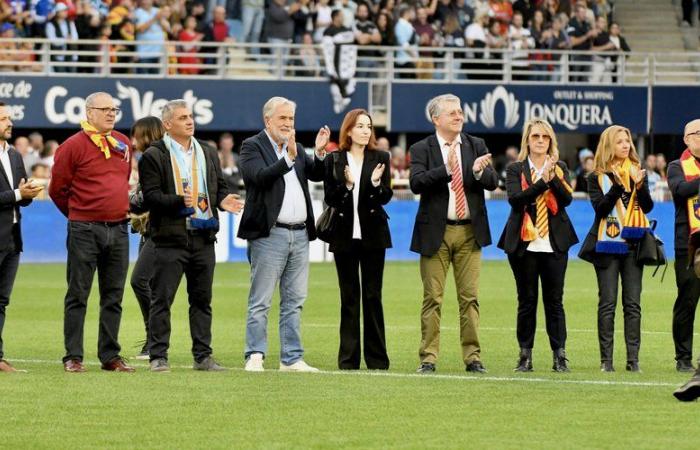 Inundaciones en España: ante la presencia de la peña de Valencia, la USAP rinde homenaje a las víctimas y afectados antes del partido contra el Vannes