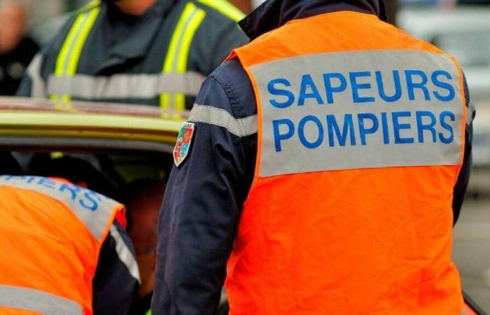 Un garaje completamente destruido por un incendio en Tellières-le-Plessis