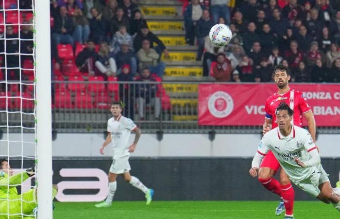 Monza-Milán 0-1: gol de Reijnders