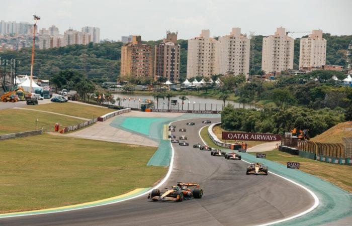 Resultados de la carrera de velocidad del Gran Premio de F1 de Brasil 2024