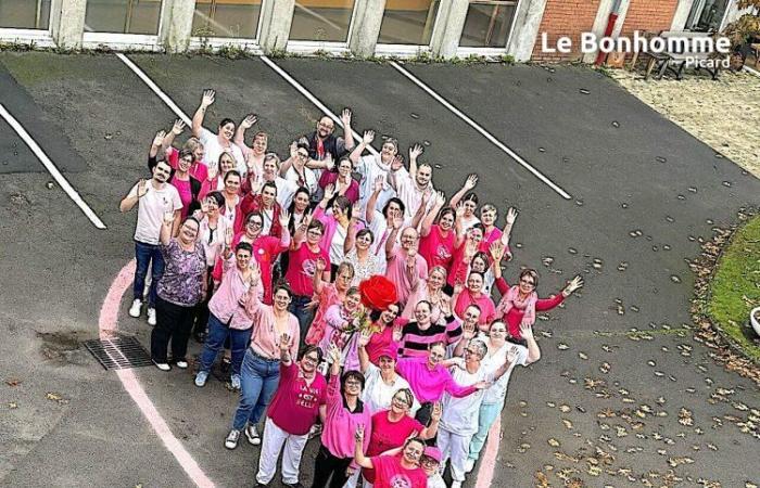 Grandvilliers: el centro hospitalario se moviliza por el Octubre Rosa