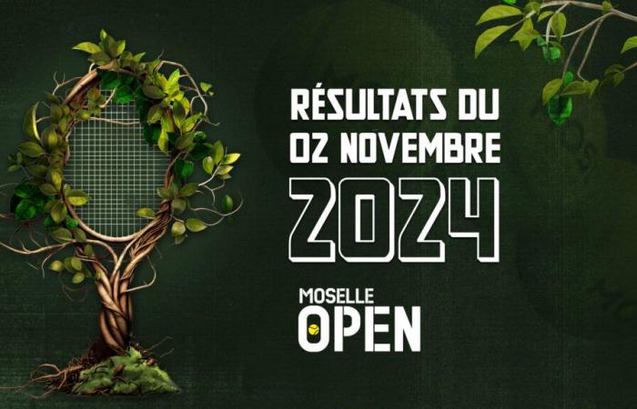 Los resultados del Moselle Open del sábado 2 de noviembre