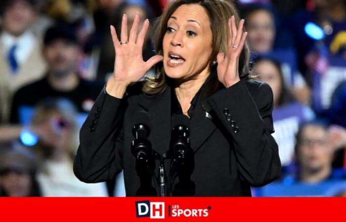 Un desfile de Halloween causa polémica en Estados Unidos: Kamala Harris atada a un carrito de golf tirado por Donald Trump