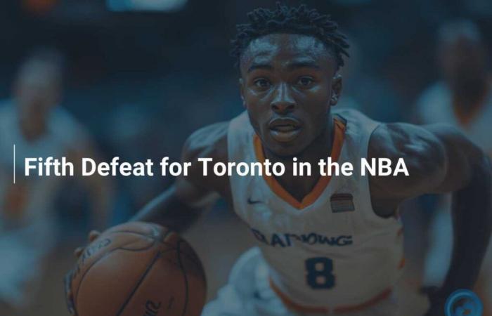 Quinta derrota de Toronto en la NBA