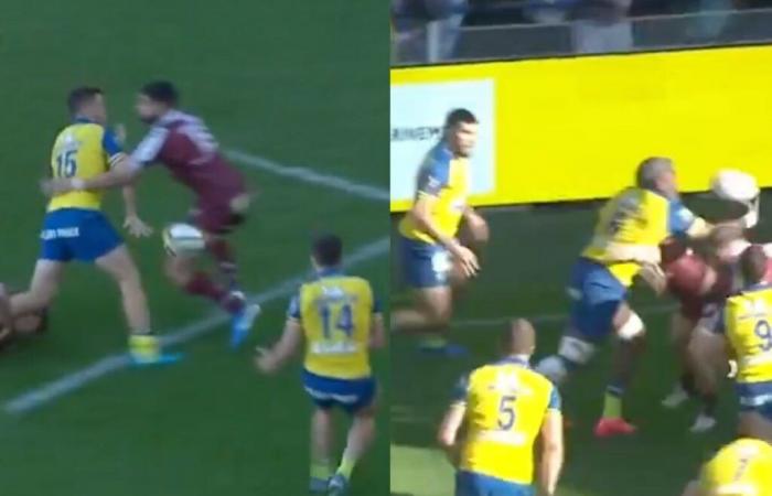 Top 14: Dos pases increíbles, tres intentos… Clermont deambula en la primera parte contra la UBB