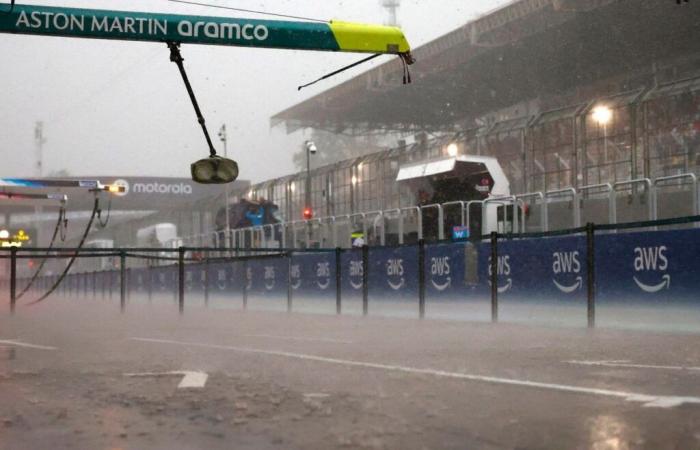 Aplazada la clasificación del GP de Brasil de F1 por fuertes lluvias