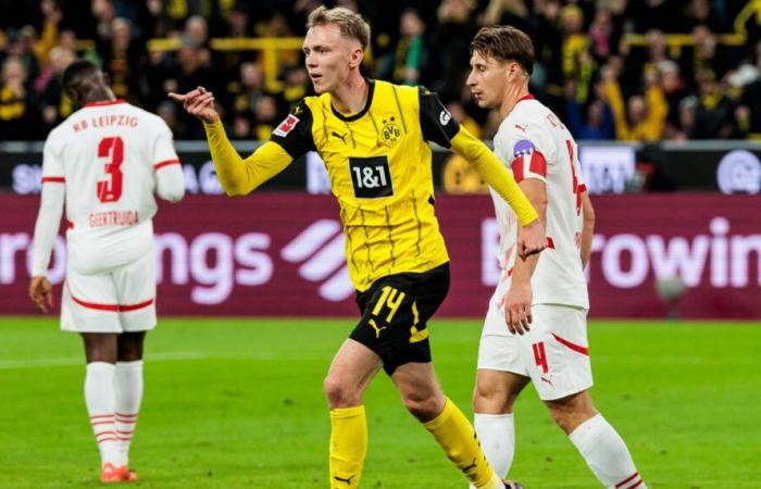 Bundesliga: BVB-Notelf lucha por la victoria contra el RB Leipzig – 1.er gol de Beier