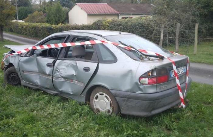 Espectacular en Orne, un automovilista cruza un seto para esquivar un vehículo