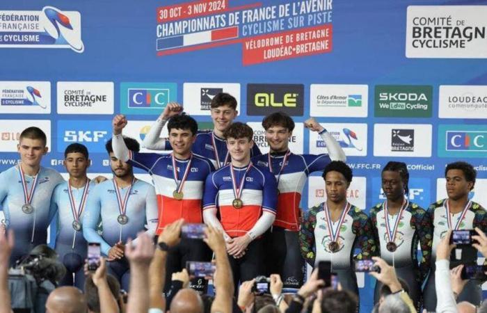 Ciclismo en pista. En el Campeonato de Francia de Futuro, Bretaña continúa su hermosa cosecha