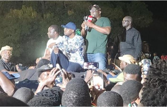 Pastef en modo caravana y encuentro en la capital de Pakao: Ousmane Sonko promete corregir el retraso infraestructural de Sédhiou