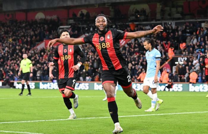 Bournemouth 2 Man City 1: Guardiola y compañía dieron un gran golpe por el título después de la sorprendente primera derrota en la Premier League en 11 MESES