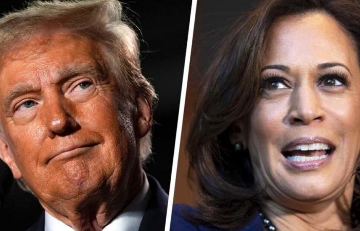 Trump y Harris ofrecen mensajes de cierre en pantalla dividida en mítines de duelo en Milwaukee