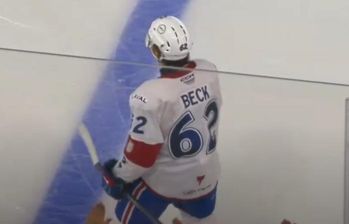 Owen Beck juega como un tipo que quiere sustituir a Christian Dvorak en Montreal