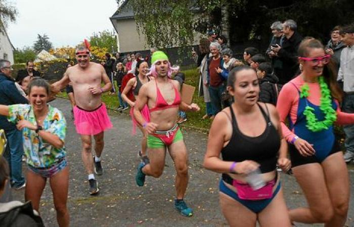 En Ille y Vilaine, 125 corredores en la línea de salida en ropa interior