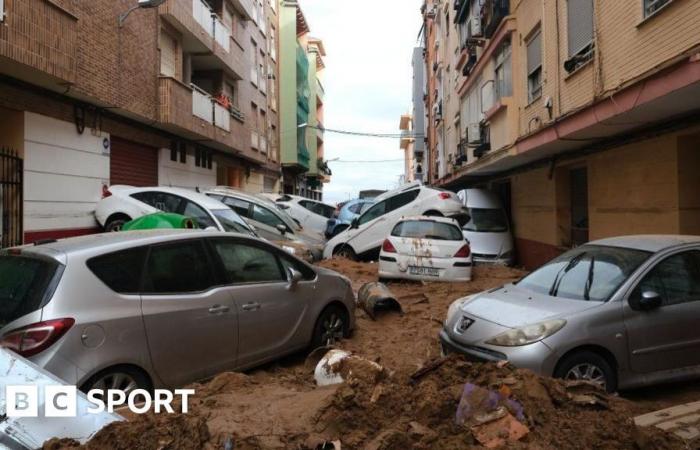 Valencia inundada: los directivos de La Liga critican la decisión de jugar los partidos del fin de semana