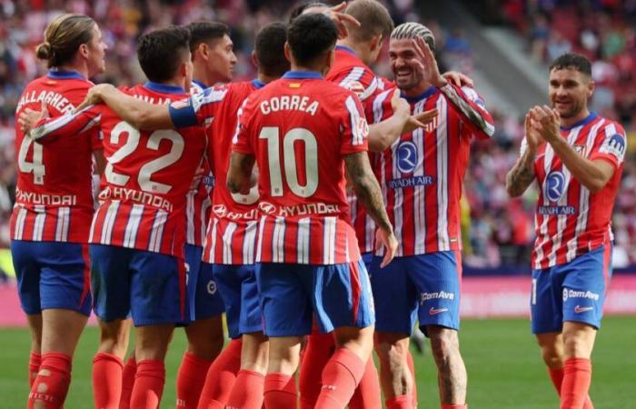 El Atlético de Madrid domina Las Palmas antes de desafiar al PSG