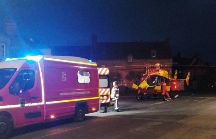 En el norte del Canal de la Mancha, un motociclista gravemente herido en un accidente