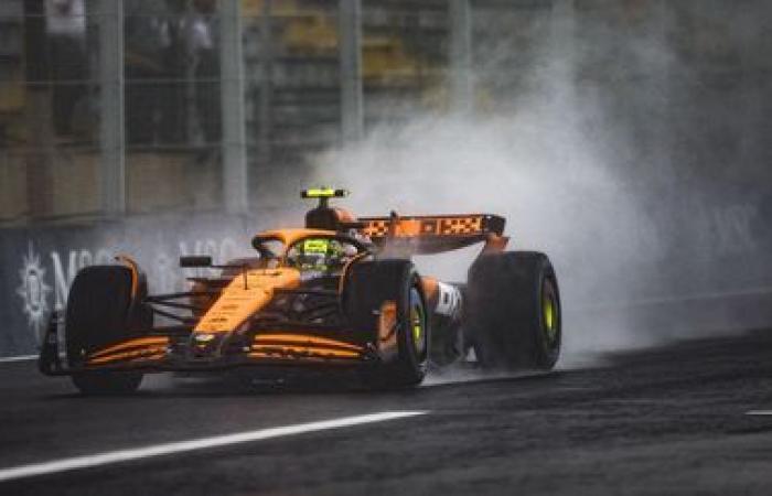 la oportunidad de oro para Lando Norris, que consiguió la pole en Brasil, de volver al campeonato superando a Max Verstappen, 17º en la parrilla… Sigue el Gran Premio