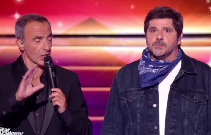 Patrick Fiori rompe las reglas del juego para dar una conmovedora sorpresa a un candidato, poco antes de su eliminación