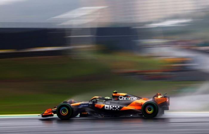 Norris en la pole, Verstappen al final de la parrilla en São Paulo