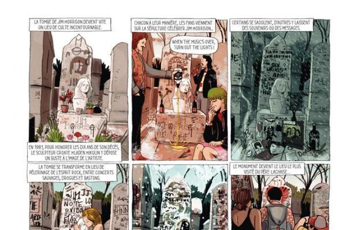 Leyendas, celebridades, entierros insólitos… Descubra los secretos del Père-Lachaise en los cómics