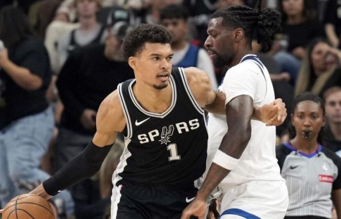 Los Spurs se abalanzan sobre los cansados ​​Timberwolves para conseguir su primera racha de victorias consecutivas de la temporada