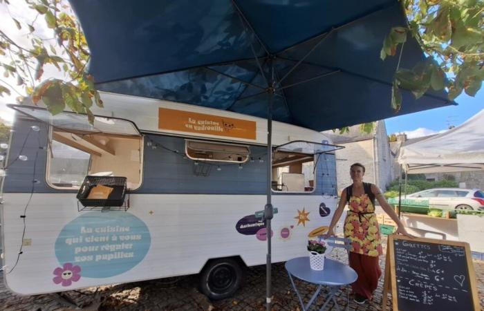 Con su caravana, Alexandra se lanzó a la cocina itinerante.