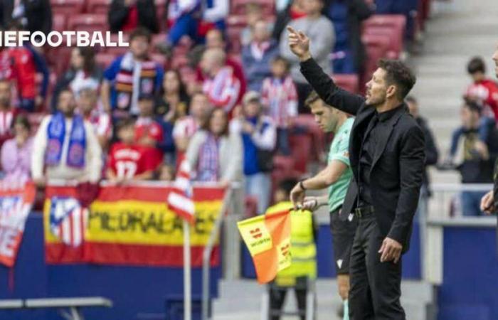 Simeone: “Los futbolistas que más corren juegan, y el que no corre juega menos”