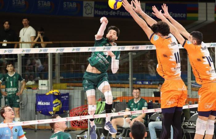 Voleibol: tras la derrota en Narbona, el MHSC VB volvió a arrasar en Tourcoing