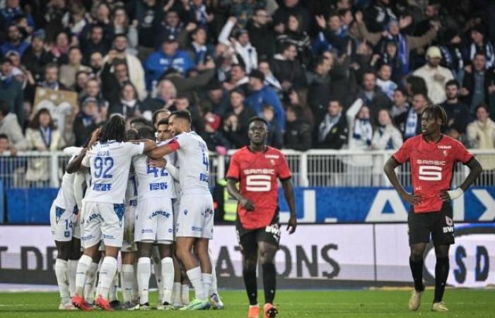 Rennes se derrumba en Auxerre, Le Havre hunde a Montpellier (Fútbol)