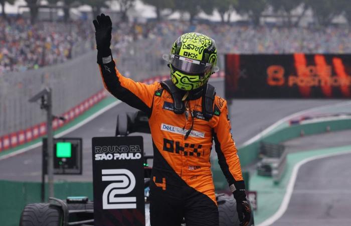 Gran Premio de Brasil | Lando Norris partirá líder, Max Verstappen 17º