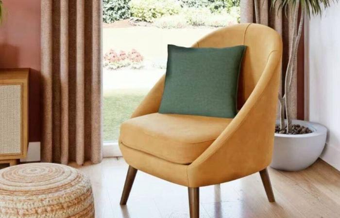 Con una puntuación de 4,2 sobre 5, este sillón vintage a precio reducido es una muy buena oferta en Maisons du Monde