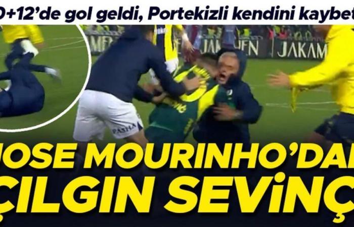 ¡Mucho se habló de la alegría de José Mourinho! Se volvió loco tras el gol, discutió con Enis Destan…