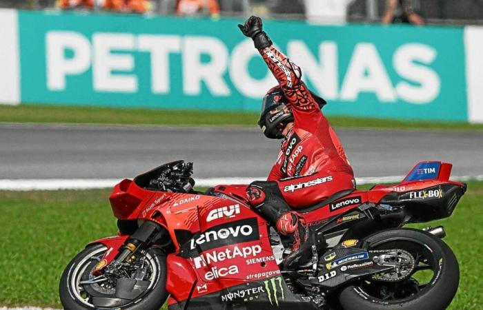 Moto GP: ganador en Malasia, Bagnaia hace retroceder (un poco) el título de Martin