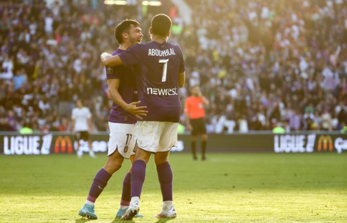 Ligue 1. ¡Zakaria Aboukhlal libera al Toulouse al final del partido contra el Reims!