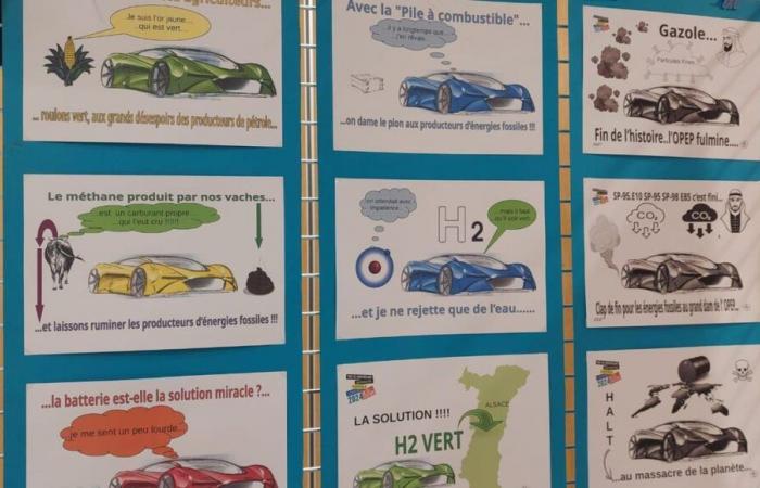 EN FOTOS: una exposición de ilustradores sobre el coche del mañana en Sochaux