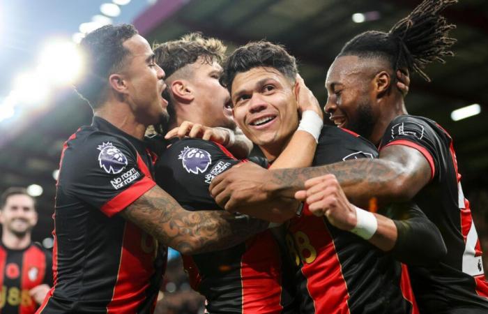 Bournemouth pone fin a la racha invicta de 32 partidos del Manchester City