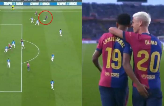 Lamine Yamal realizó la asistencia más escandalosa desde fuera del botín en el Dani Olmo vs Espanyol – FC Barcelona