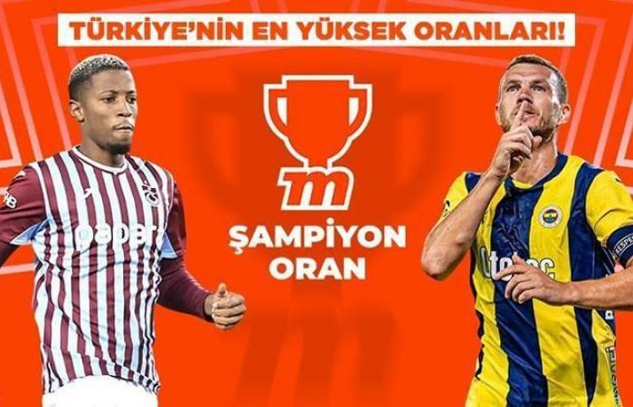 ¡La emoción del derbi Trabzonspor – Fenerbahçe está en Misli con las cuotas más altas de Turquía! – Fútbol – Noticias deportivas