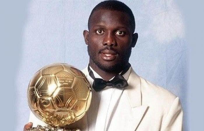 El día que Georges Weah se convirtió en el primer africano en ganar el Balón de Oro.