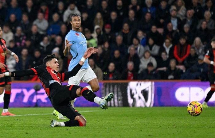 Bournemouth pone fin a la racha invicta de 32 partidos del Manchester City