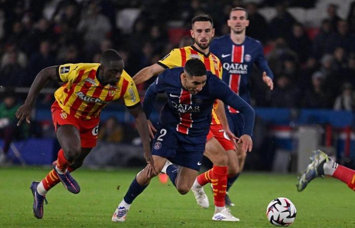 Con la participación de Hakimi, el Paris Saint-Germain vence a Lance en la “Ligue 1”