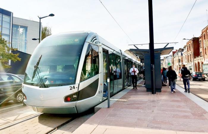 Trabajos en el puente de Bruay, la línea T2 del tranvía parada durante 10 días