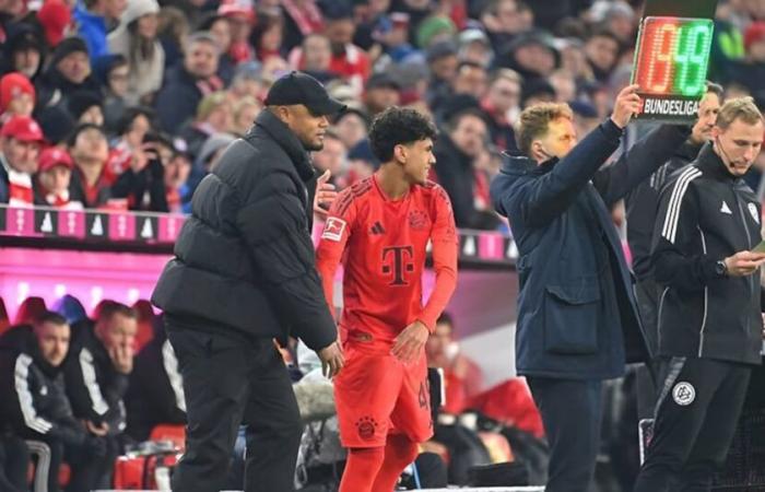 Bayern Múnich: Vincent Kompany satisfecho con el debut de Adam Aznou