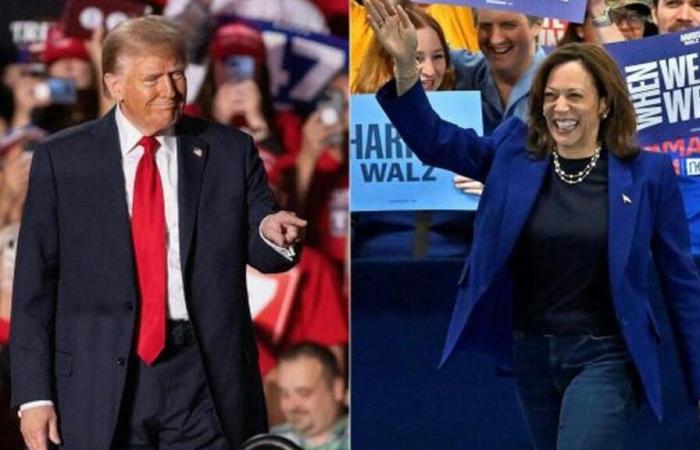 Trump y Harris se centran en los estados del ‘Muro Azul’ en las últimas horas de campaña